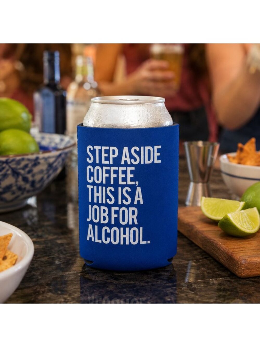 Bonny Can Bottle Coozie Step Aside Coffee This Is A Job For Alcohol Novelty New